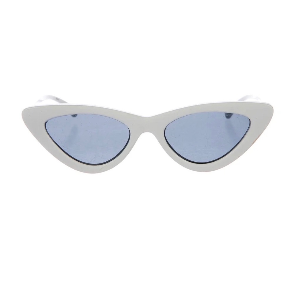 Le Specs Lolita Cat Eye Sunglasses White